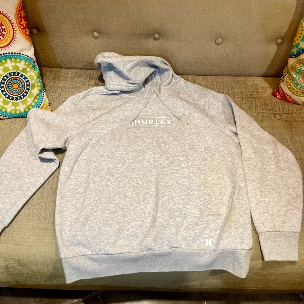 Hurley Gray hoodie Sweatshirt